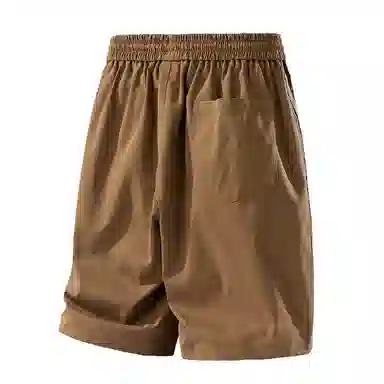 普鲁士多特蒙德 美式复古三条杠凉感速干运动五分休闲短裤 男女同款