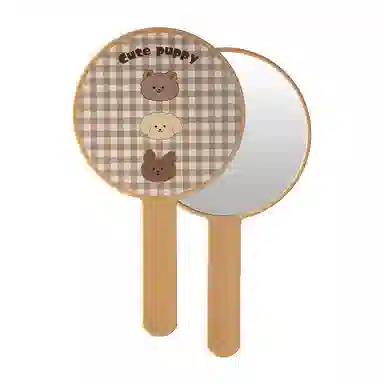 艾情草之恋 手柄手持化妆镜 随身带可爱实用