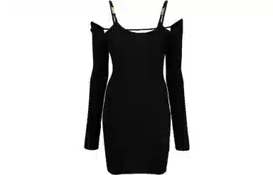 GCDS FW22 Black Dress