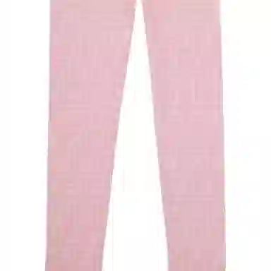 FENDI Pink Jersey Leggings With Logo