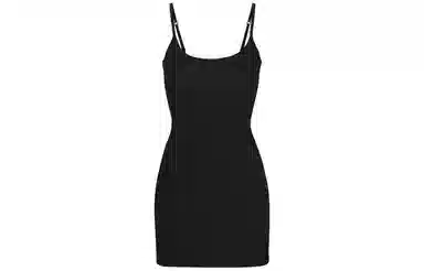 SKIMS Soft Lounge Slip Dress Onyx