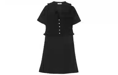 Sandro FW22 Black Dress