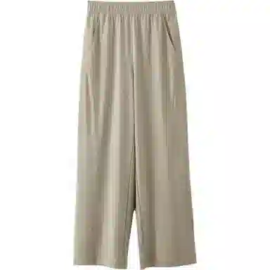 蕉下 百搭纯色高腰阔腿休闲裤 女款