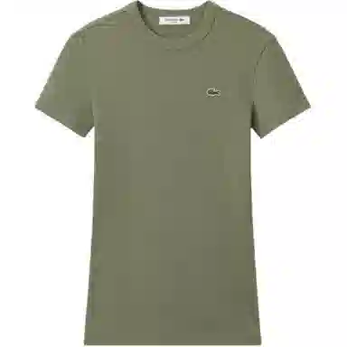 Lacoste Embroidered Crew Neck T-Shirt White