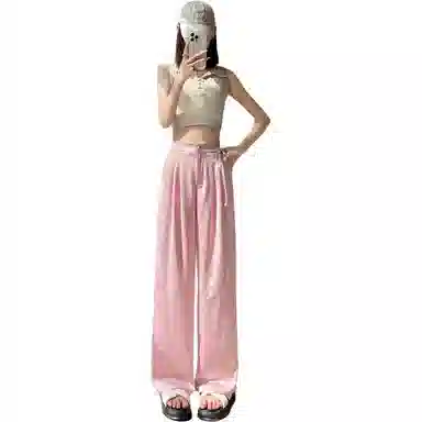 沐晓欣 舒适宽松百搭休闲裤 女款