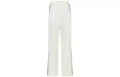 美洋 条纹通勤西装裤 女款 白色