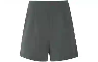 美洋 纯色高腰直筒短裤 女款