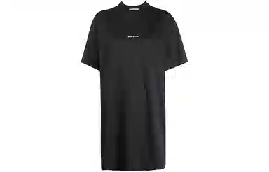Acne Studios FW21 Logo T-Shirt Dress Black