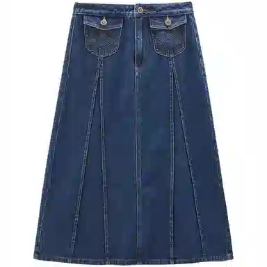 LEDIN Denim Skirt