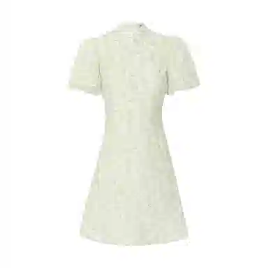 美洋 梨花落改良旗袍连衣裙女夏季年轻斜襟新中式复古国风气质短裙