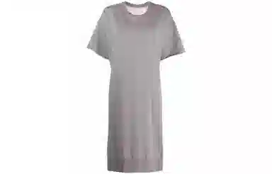 MM6 Maison Margiela A-Line Dress Grey