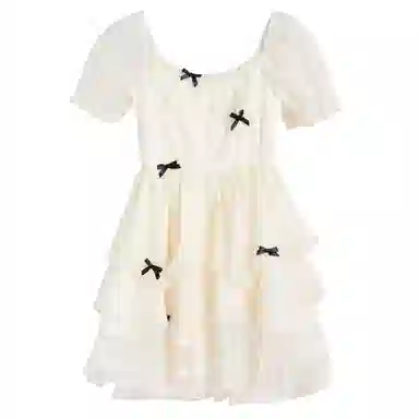 Jiutiao Miao Fairy Bow Dress