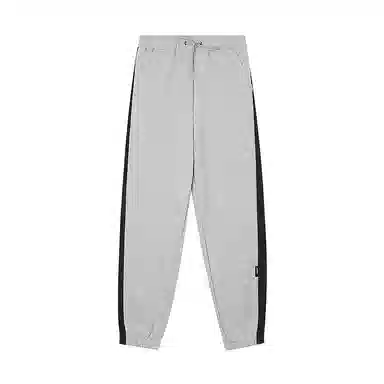 美特斯邦威 高腰宽松系带针织运动裤 女款