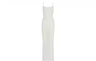 SKIMS Soft Lounge Long Slip Dress Marble