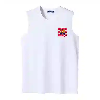 巴塞罗那足球俱乐部 简约百搭无袖背心 男女同款