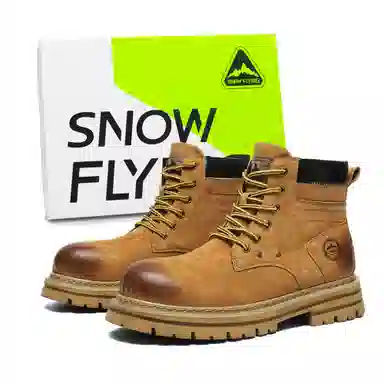 SNOW FLYING