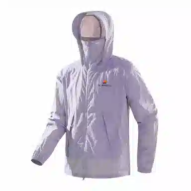 巴塞罗那足球俱乐部 户外城市机能风队徽印花活片剪裁明线设计带帽沿薄款外套宽松百搭双拉链 超轻透气防紫外线凉感防晒防晒服 男女同款