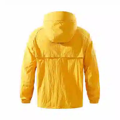 巴塞罗那足球俱乐部 户外城市机能风队徽印花活片剪裁明线设计带帽沿薄款外套宽松百搭双拉链 超轻透气防紫外线凉感防晒防晒服 男女同款