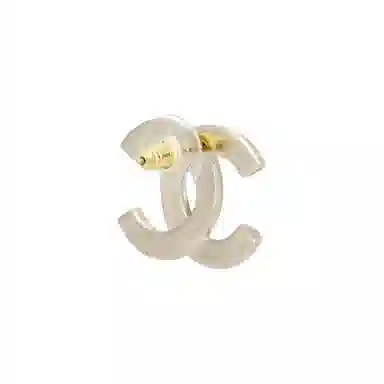 Chanel Double C Earrings Gold