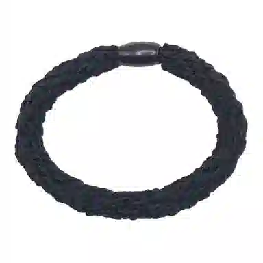 简应舒 耐用串珠花样编织 棉麻 发圈 男女同款情侣款