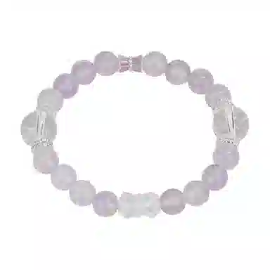 遇点 小蛮腰 #好运气质优雅小众精致潮流 日常天然 紫水晶 手串 女款