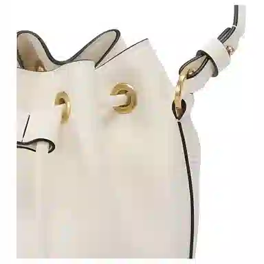 Valentino VLOGO Signature Bucket Bag Ivory