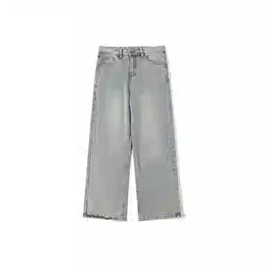 GEOFFREY B. SMALL Wing Contrast Stitch Denim Pants