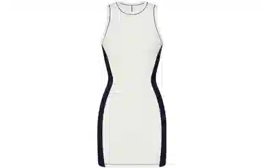 SKIMS Cotton Rib Tank Dress Marble Multi