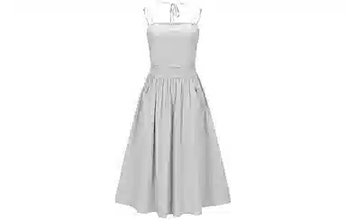 太平鸟 吊带长款连衣裙 女款 灰色