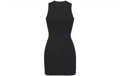 SKIMS Cotton Rib Tank Dress Soot