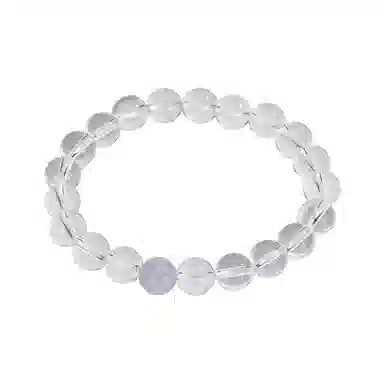 遇点 轻奢风高级设计感 #好运复古气质时髦简约小众天然 白水晶 手串 女款