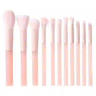 柚予颜  长柄蜜桃粉化妆刷套装 修容便携柔软