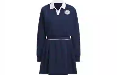 adidas Verbiage Long Sleeve Dress Polo