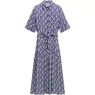 ZARA ZW Series Blue Dress