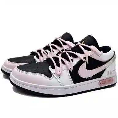 Jordan Air Jordan 1 Low Black White Pink