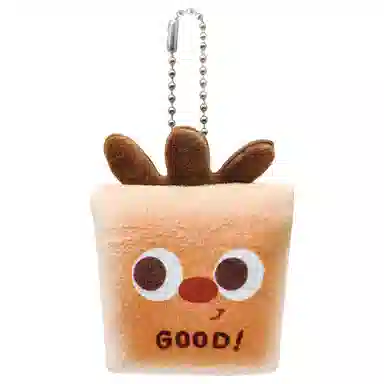 简应舒 萌趣物语随身薯条少女可爱少女心车链包创意 布艺 挂件 男女同款情侣款