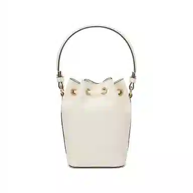 Valentino VLOGO Signature Bucket Bag Ivory