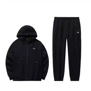 Anta Training Series Hoodie Set Black