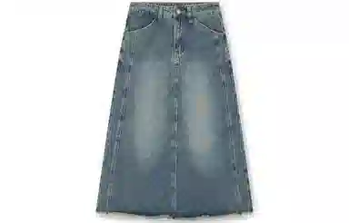 BONELESS Denim Skirt Deep Blue