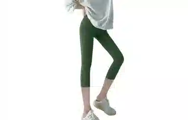 棉购 休闲百搭通勤风打底裤 女款 樱草绿