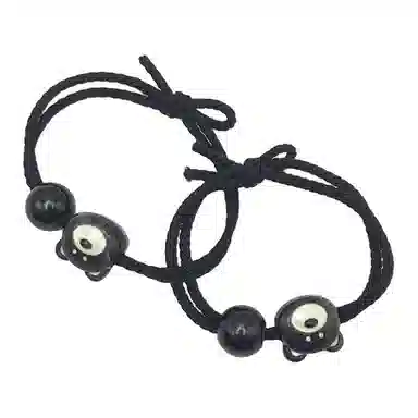 简应舒 小熊串珠 树脂 发圈 男女同款情侣款