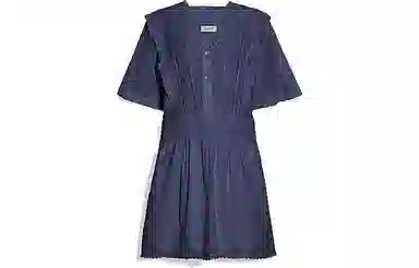 COACH V-Neck Button Dress