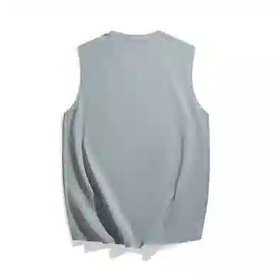 巴塞罗那足球俱乐部 运动户外简约纯色经典基础款吸汗透气冰丝速干百搭跑步健身宽松圆领无袖背心 男女同款