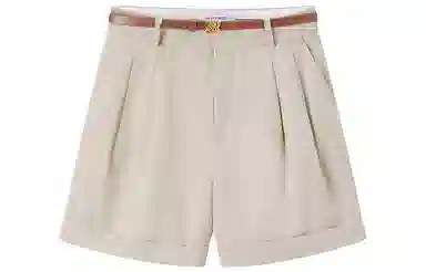 Peacebird Tencel Cuffed Shorts