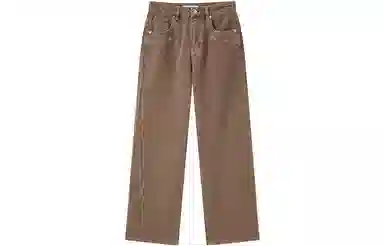 太平鸟 复古直筒牛仔裤 女款