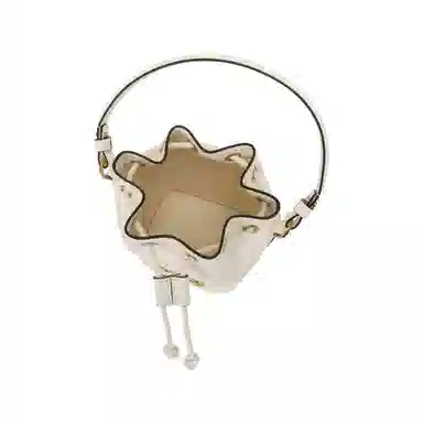 Valentino VLOGO Signature Bucket Bag Ivory