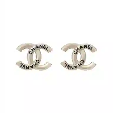 Chanel Double C Earrings Gold