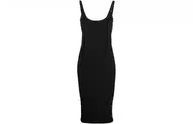 Alexander Wang Knit Midi Dress Black