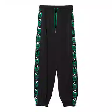 木果果木 宽松复古束脚休闲针织运动裤 女款