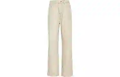 美洋 做旧高腰直筒休闲牛仔裤 女款